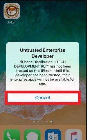 Untrusted Ent. Developer