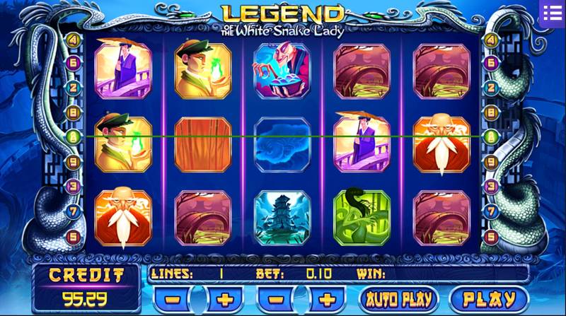 Screenshot of the game Legend of the White Snake Lady at Mega888