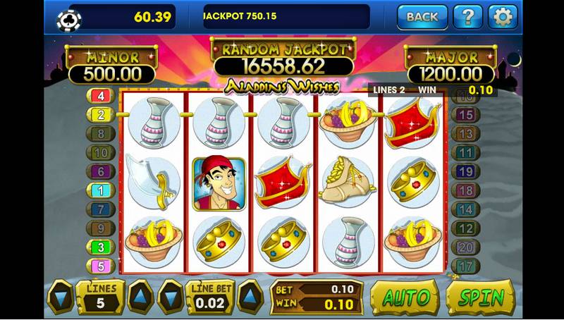 Aladin Wishes slot machine game