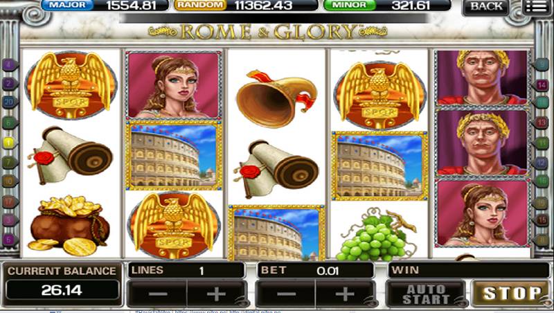 Rome and Glory slot game