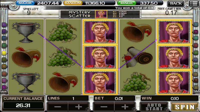 Rome and Glory slot game