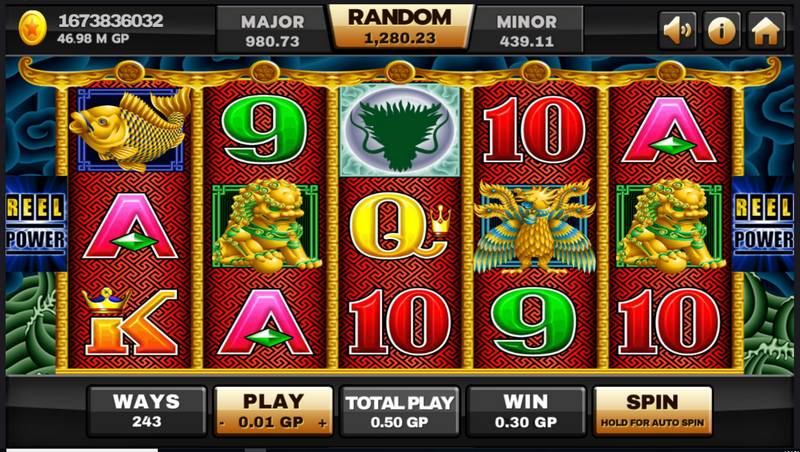 Image of five dragons slot game 