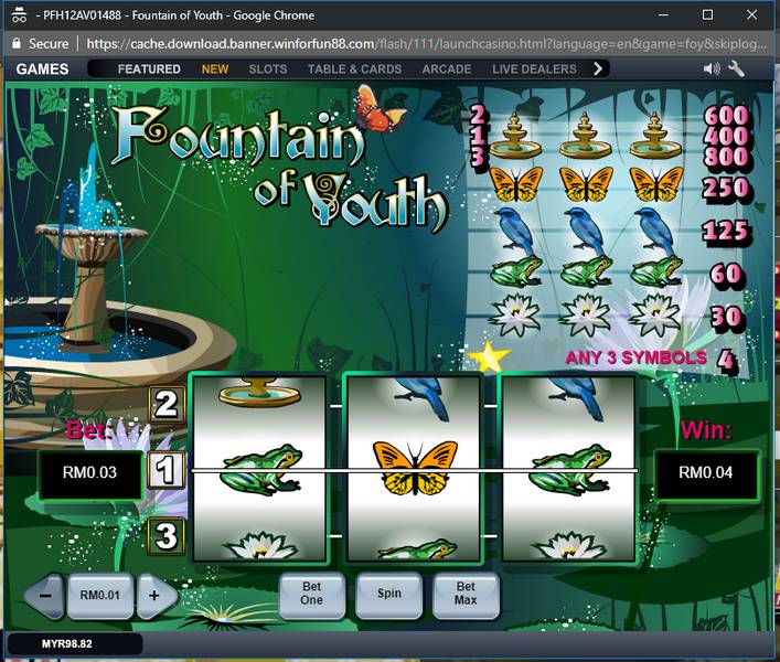 image of 3rd Foutain of Youth game