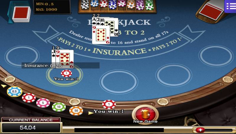 Blackjack game image