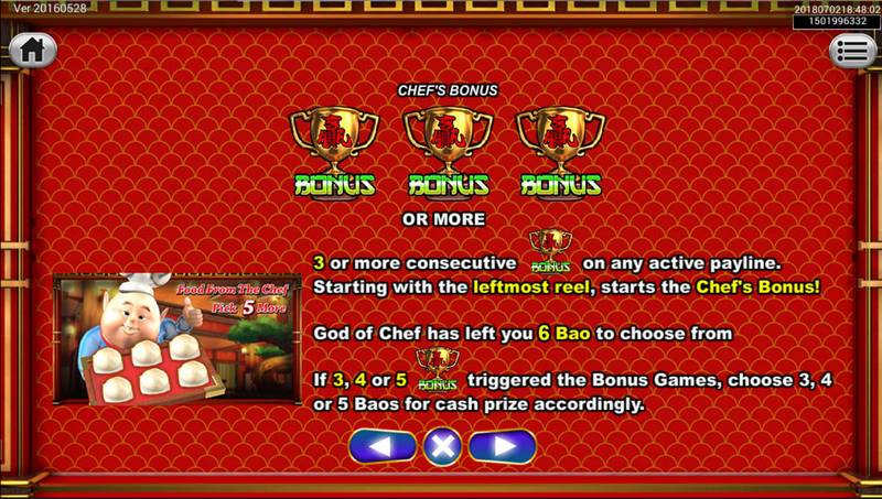 Screenshot of Chu Shen Gods Kitchen Mini-Game