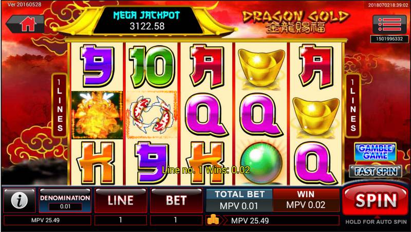 Ninth image of Dragon Gold slot game