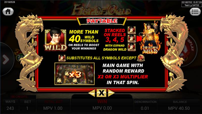 A photo of Kung Fu Slot game with timer