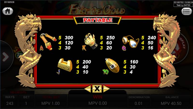 A photo of Kung Fu Slot game with maximum bonus