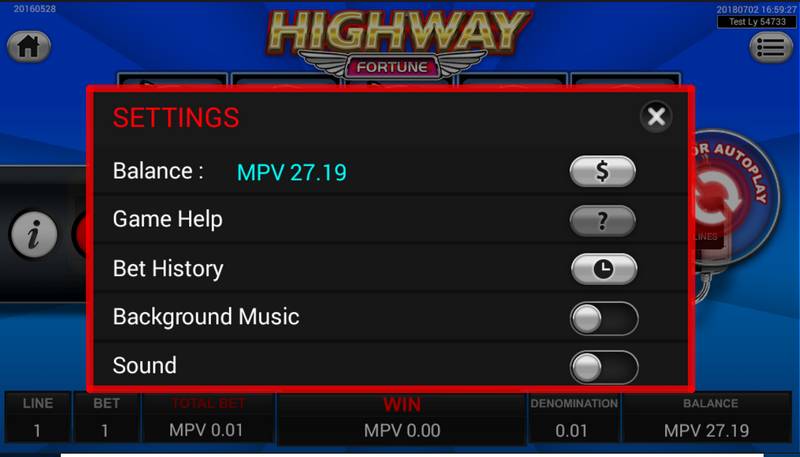 Highway Fortune Scatter Bonus