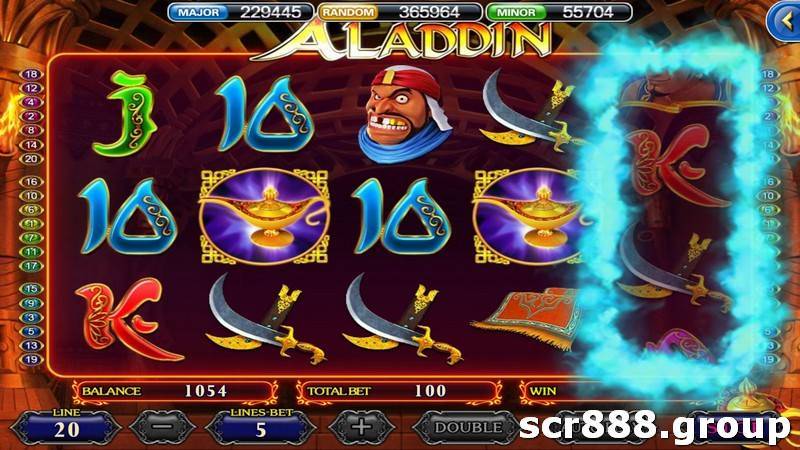 SCR888's (918 Kiss) Aladdin slot