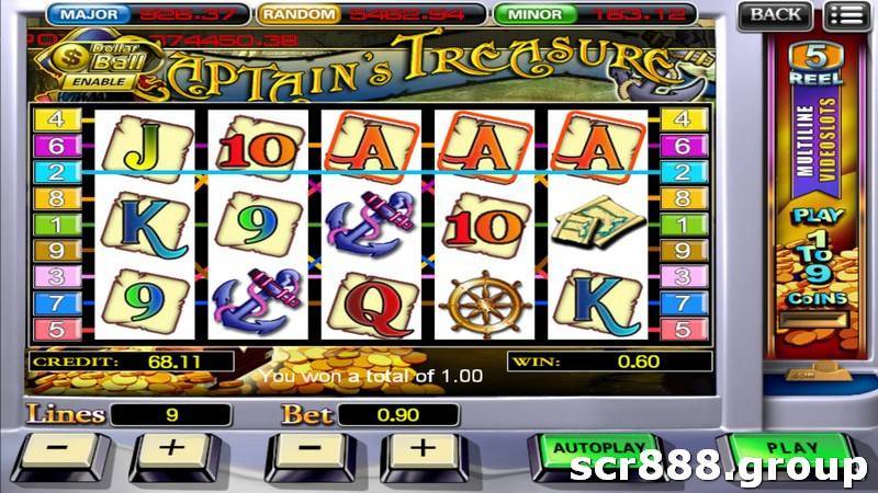 scr888 captain treasure slot