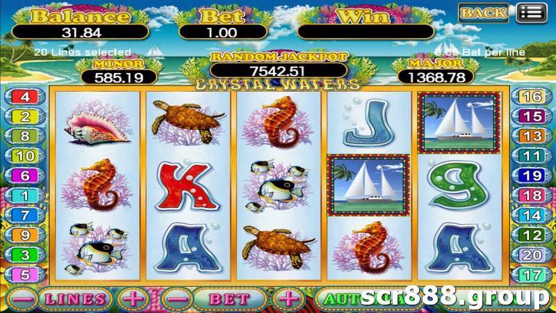 Crystal Slot Game, SCR888, Online Casino, Gambling, Slot Machines