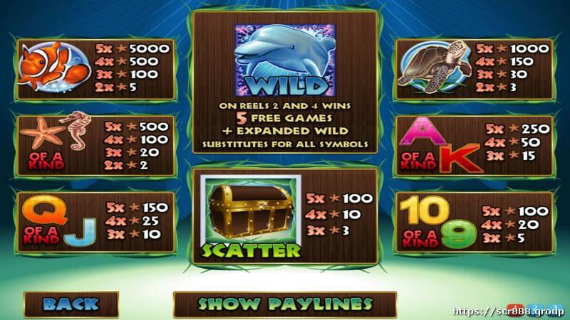 SCR888's (918 Kiss) Dolphin Reef Slot
