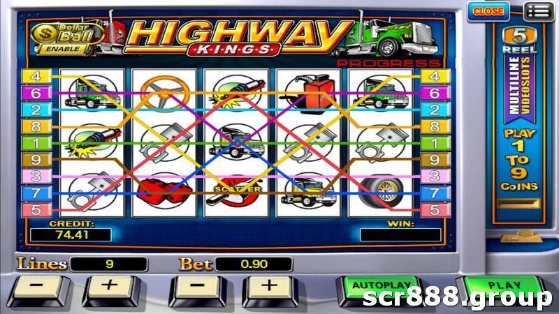 SCR888's Classic Highway slot game