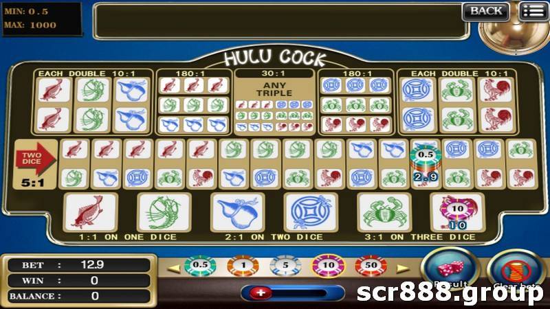 Another image of SCR888's (918 Kiss) Hulu Cock game