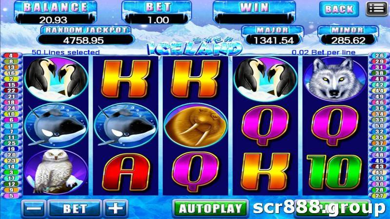 SCR888's Iceland slot game