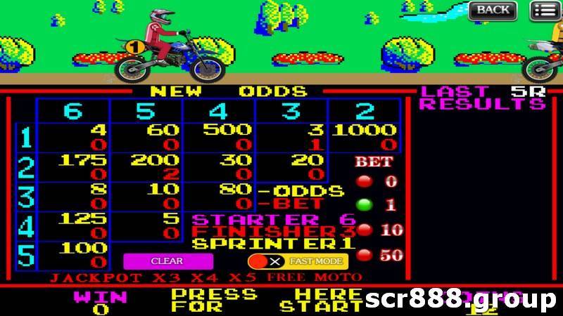 SCR888's Motorbike game