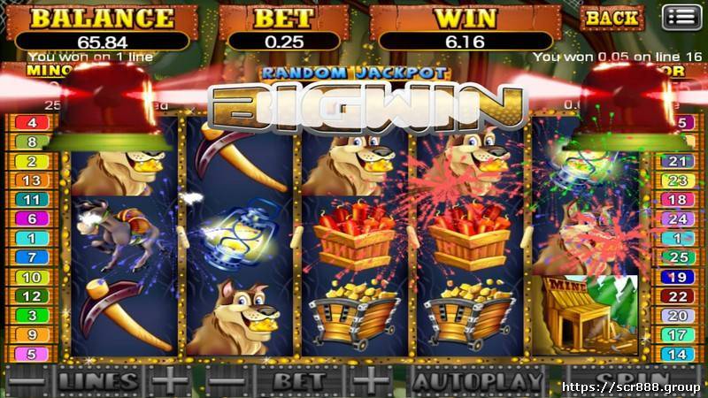 SCR888's Pay Dirt Slot Game